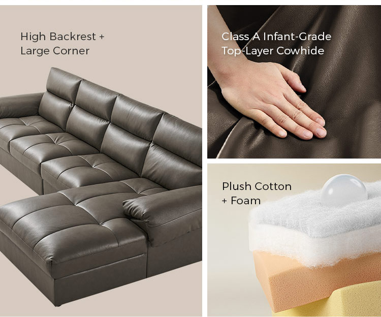 Contemporary upholstered sofa