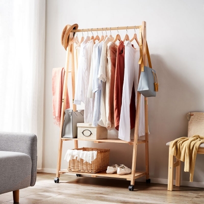 Practical Wood Coat Rack