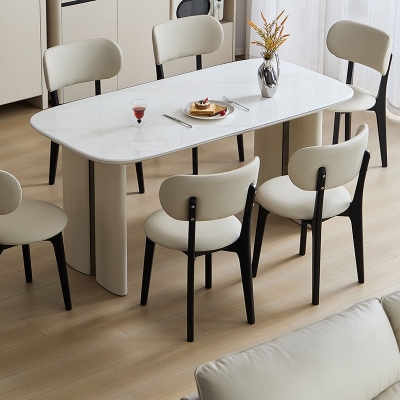 1.6 Meter White Color Dining Table