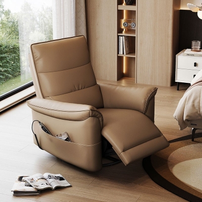 Reclining Lounge Leather Chair