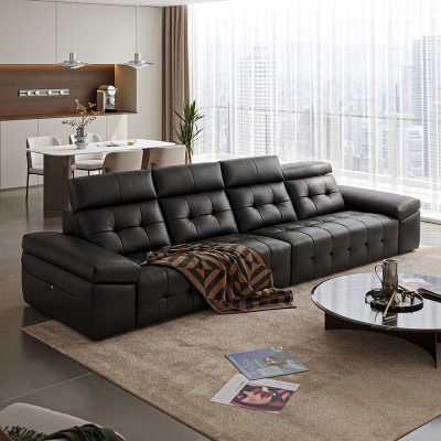 Modern luxury leather sofa