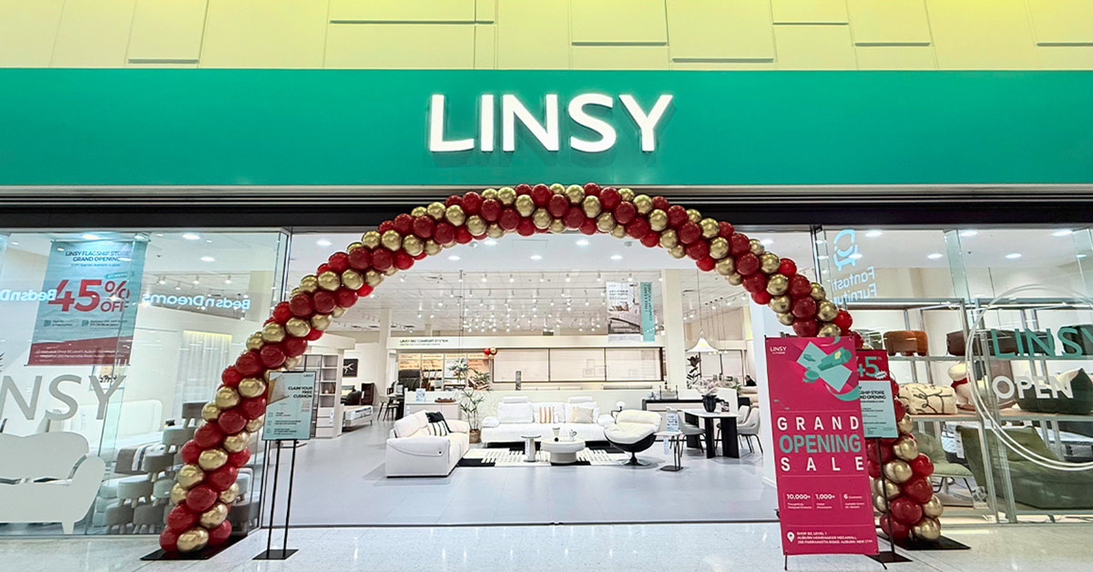 LINSY ขยายการดำเนินงานทั่วโลกด้วยร้านค้าใหม่ในซิดนีย์และไต้หวัน